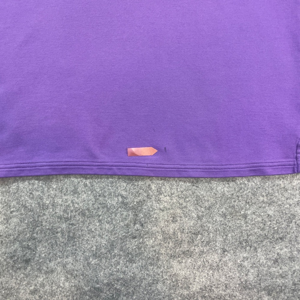 Tommy Bahama Mens Polo Shirt XL Purple Short Sleeve IslandZone Resort Golf Pima - Picture 15 of 16